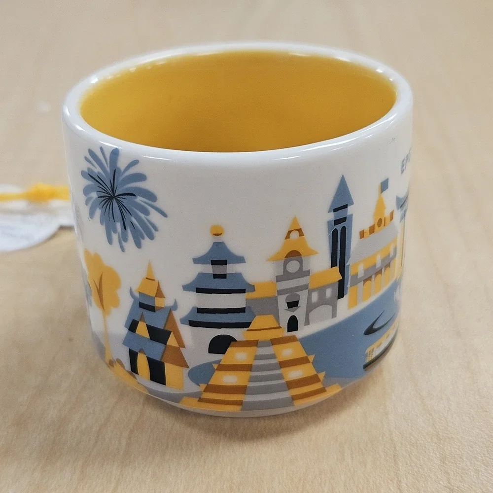 Starbucks Disney Parks You Are Here EPCOT 2 oz Mini Mug Ornament Christmas